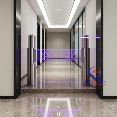 900mm Geniş Geçit Pedale Dönüştürülebilir Sensörlü Swing Gate Transit Lobisi için Yüksek Dayanıklılık RFID QR CE
