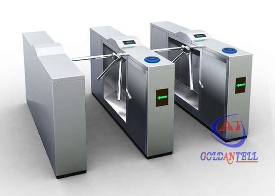 Metro Rfid Sistemli Korozyona Dayanıklı Döner Sayaç Biyometrik Erişim Tripod Turnike