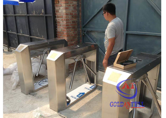 Üç Rulo Turnike Bariyer Kapısı Otomatik Biletleme Erişim Sistemi 510mm Kol Genişliği
