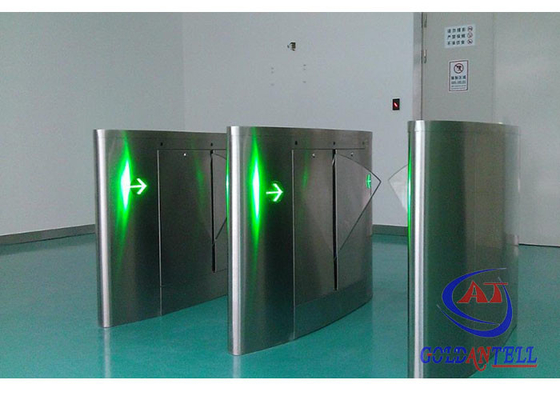 Kütüphane Sistemi için RFID Kart Okuyucu Flap Bariyer Kapısı Güvenlik Programlanabilir Turnikeler