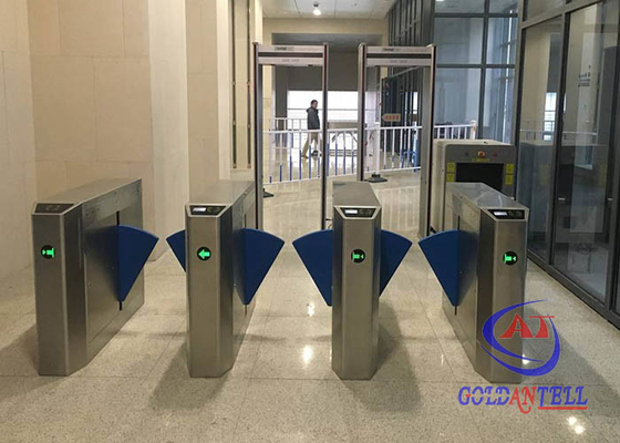 Otomatik RFID LED Dedektörlü IP54 Suya Dayanıklı Yaya Güvenliği Giriş Bariyer Kapısı