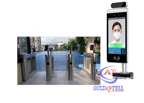 Biyometrik RFID Kart Okuyucu Güvenlik Elektrik Termo Tarayıcı Yüz Tanıma Kapı Erişim Sistemi Turnike