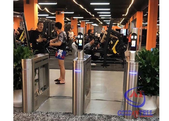 qr kodlu kapı erişim kontrolü spor turnike sıcaklığı spor salonu girişi için rfid çoklu yüz tanıma