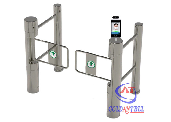 Zkteco Termal Ölçüm IR Sensörü Swing Bariyer Kapısı