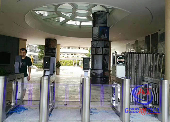 Yürüyüşçü Erişim Kontrolü için Özelleştirilebilir Yüz Tanıma Swing Turnstile