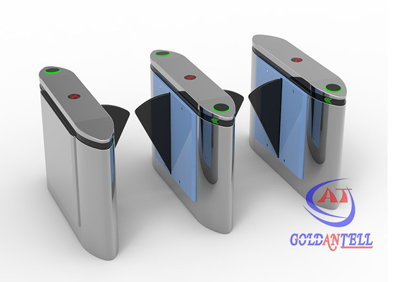 Optik Sensörler 0.6s Geri Çekilebilir Flap Bariyer Kapısı Anti-Tailgating
