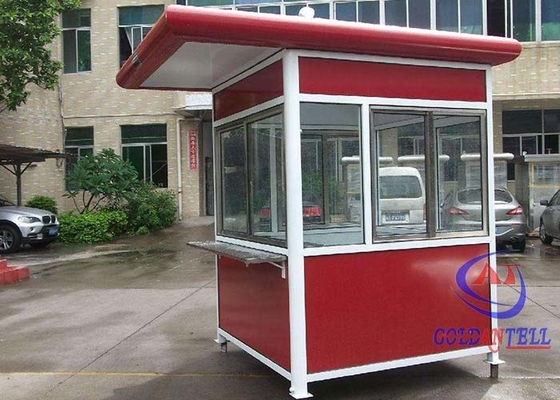 2 Kişilik Kabin Taşınabilir Su Geçirmez Prefabrik Nöbetçi Kutusu