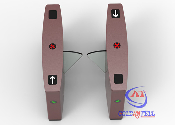 Akrilik Cam SS316 0.6s Flap Bariyer Kapısı 40person/Dk