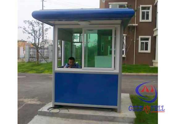 Hava Koşullarına Dayanıklı Kiosk Kabin Nöbetçi Kutusu Güvenlik Görevlisi Evi