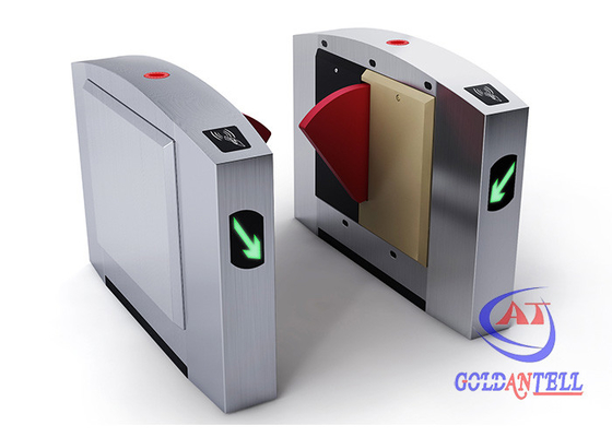 Anti Delme Çift Kanallar 0.6s Biyometrik Flap Bariyer Kapısı