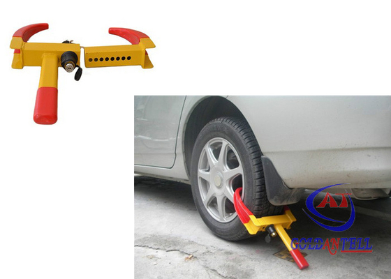 Anti Statik Darbeye Dayanıklı Ayarlanabilir 8 Delik 48cm Araba Tekerlek Kilidi