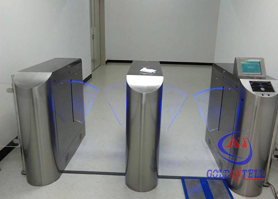 Okul için ESD Mechainsm Çift Yönlü Flap Bariyer Erişim Kontrol Sistemi