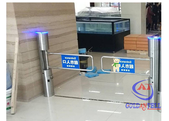 Süpermarket Tek yönlü El Salıncak Yürüyüşçü Döner Kapısı 90cm Uzun Kanal