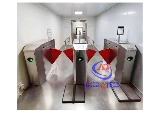SUS304 Esd Flap Turnike Akıllı Yaya Yolu Kontrol Bariyer Kapısı