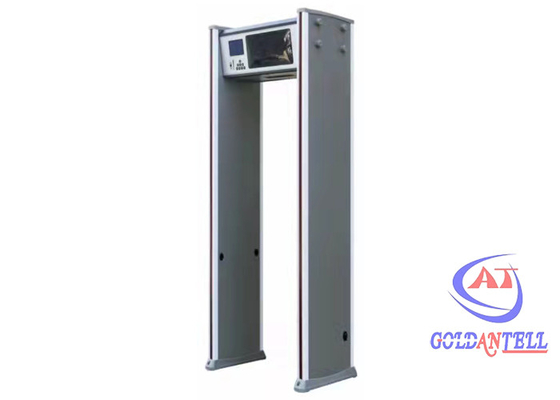 Sıcaklık Kontrollü 600mm Genişlik Metal Dedektörü Güvenlik Kapısından Geçin