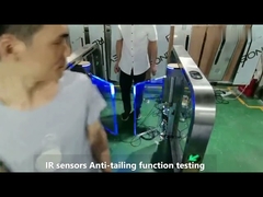 GAT-621 İnce tasarımlı QR kodu NFC kartı geçiş kontrolü yaya hız kapıları rfid spor salonu için hızlı