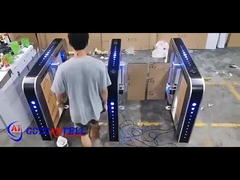 Modern Tasarım Su Parkı Güvenlik Yürüyüşçü Döner Kapı Anti-Tailing