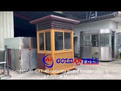 Şekilli Çelik Yapı Güvenlik Kabin Özel Boyut ve Renk Isıtma Çevre dostu